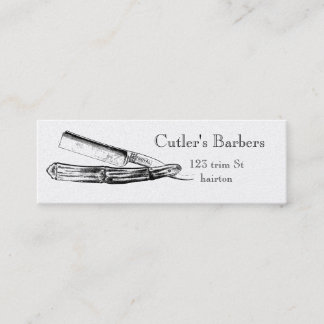 Elegant Barber shop business card