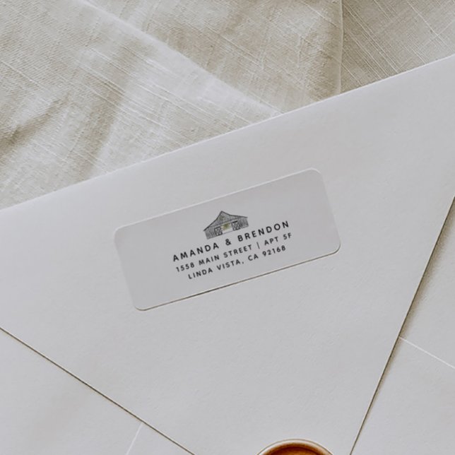 Elegant Barn Wedding Return Address (Creator Uploaded)