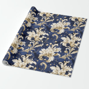 Elegant Baroque and Damask Decor: Vintage Ornate Wrapping Paper