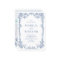 Elegant Baroque Blue French Garden Floral Wedding