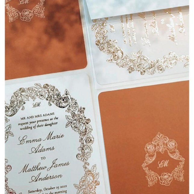 Elegant Baroque Crest Monogram Wedding (Creator Uploaded)