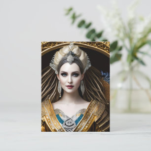 Elegant Baroque Queen Postcard