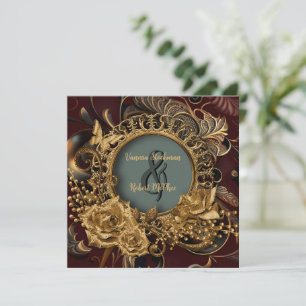Elegant Baroque Wedding Invitation