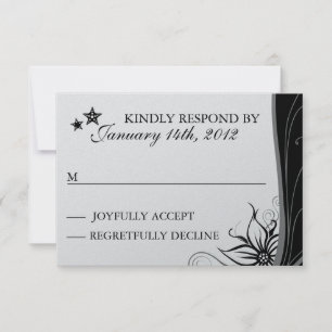 Elegant Beach Destination Themed RSVP Cards