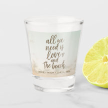 Elegant Beach Love & the Beach Wedding Favour