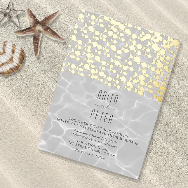 Elegant Beach Wedding Gold (Creator Uploaded)