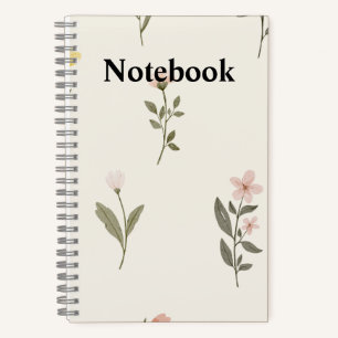 Elegant Beautiful Floral Notebook