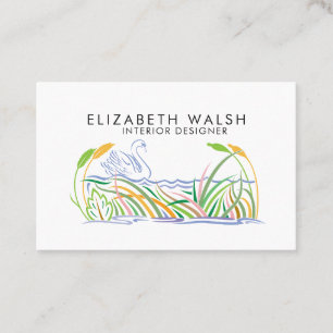 Elegant Beautiful Modern Minimalist Business Card