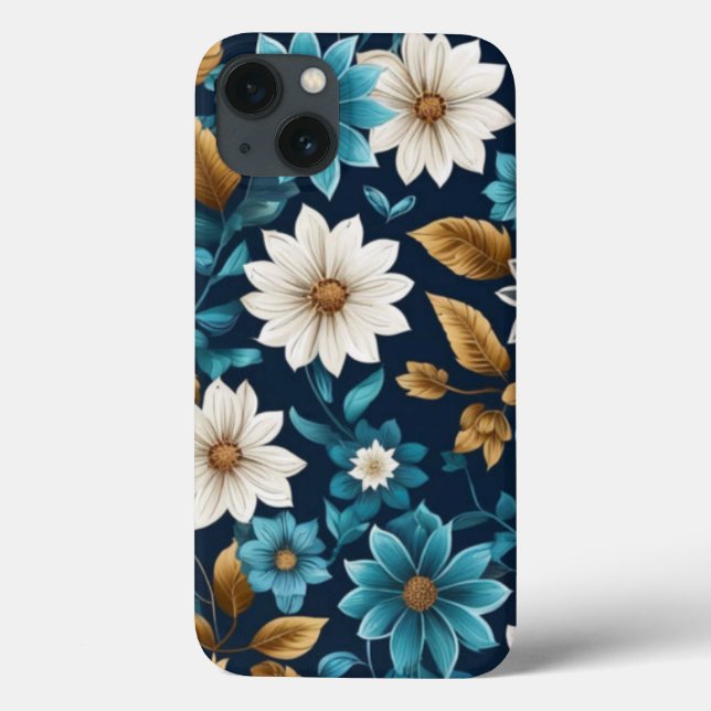 Elegant & Beautiful Spring Floral Pattern Art Case-Mate iPhone Case (Back)