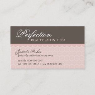 ELEGANT BEAUTY BUSINESS CARD :: perfection 8AL