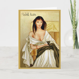 Elegant beauty card