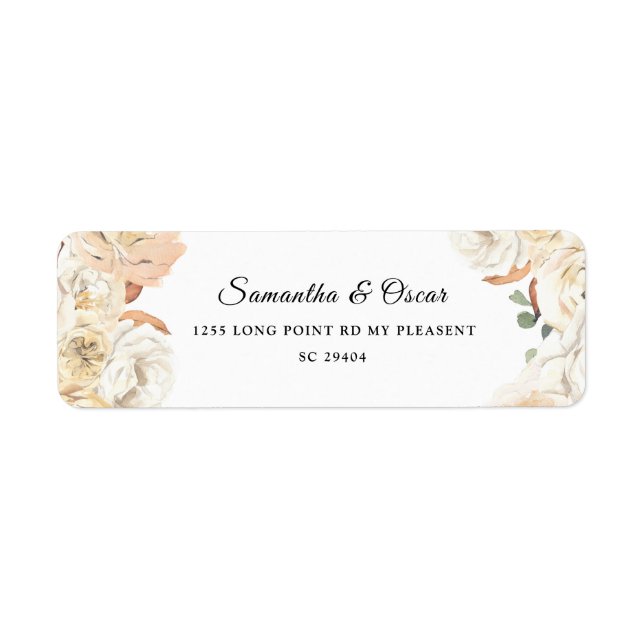 Elegant Beauty Floral Pastel Frame (Front)