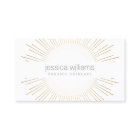 Elegant Beauty Gold Sunburst Cosmetologist, Salon