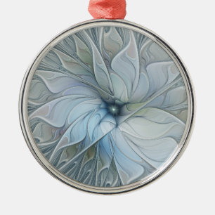 Elegant Beauty Modern Abstract Fractal Art Flower Metal Tree Decoration