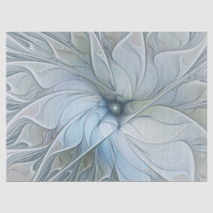 Elegant Beauty Modern Abstract Fractal Art Flower Tissue Paper