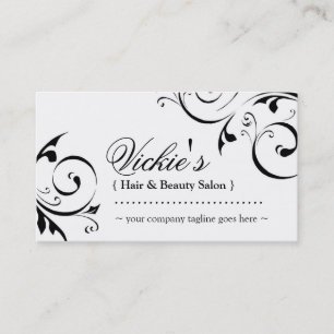 Elegant Beauty Salon Business Card