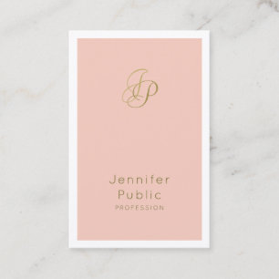 Elegant Beauty Salon Director Makeup Artist Luxury Business Card