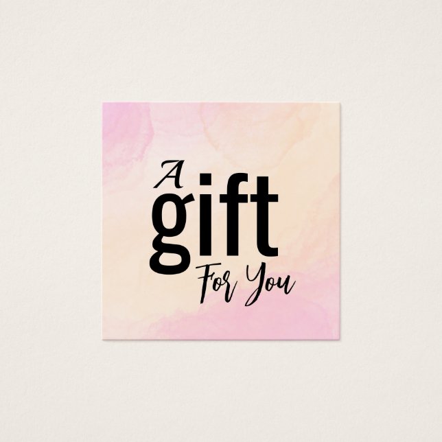 Elegant Beauty Salon Gift Certificate Card –Simple (Front)