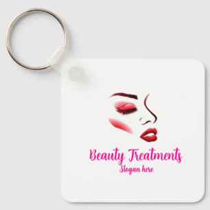 Elegant Beauty Treatments Keychain