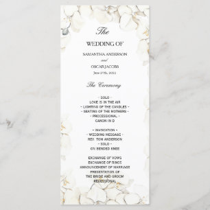 Elegant Beauty White Orchids Frame Menu