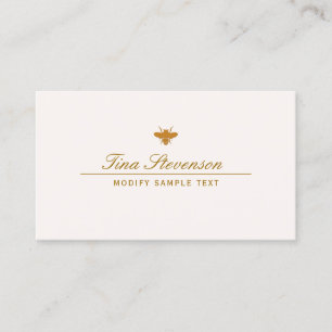 Elegant Bee Business Card