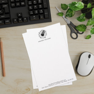 Elegant Bee Custom Letterhead