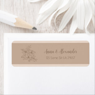 Elegant Beige Floral Wedding