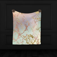 Elegant Beige Marble | Sage and Rose Gold Backdrop