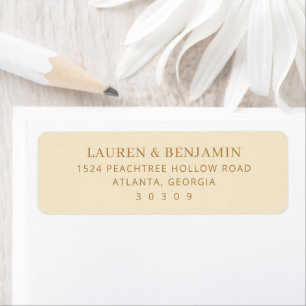 Elegant Beige Minimalist Invitation