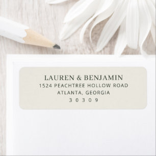 Elegant Beige Minimalist Typographic