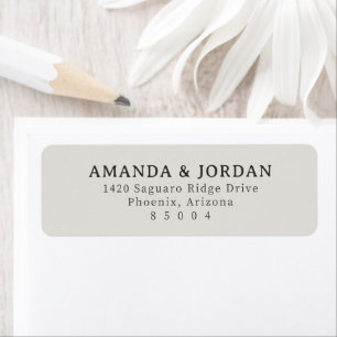 Elegant Beige Minimalist Typographic