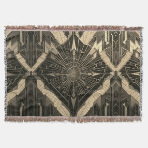 Elegant Beige Throw Blanket