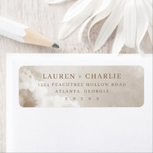 Elegant Beige Watercolor