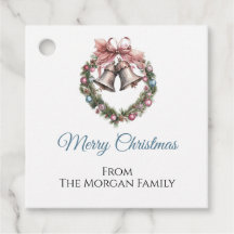 Elegant Bell Wreath Merry Christmas