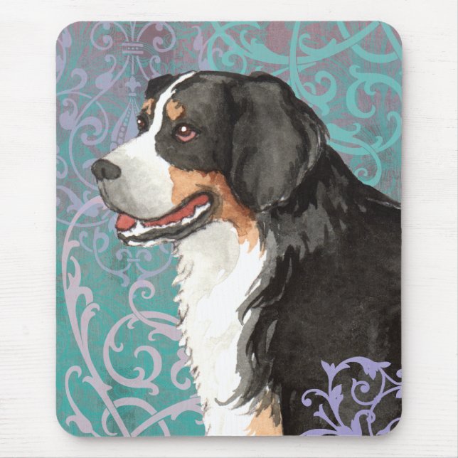 Elegant Berner Mouse Mat (Front)