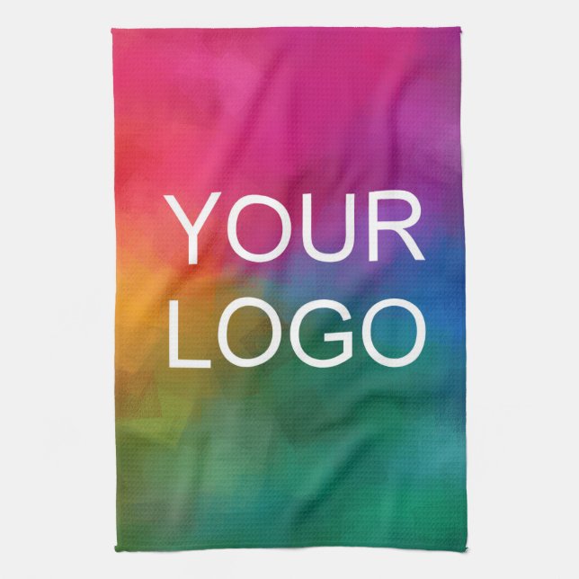 Elegant Best Business Company Logo Template Modern Tea Towel (Vertical)