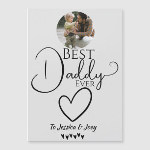 elegant, best dad ever, calligraphy personalise
