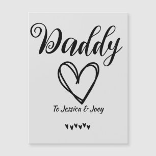elegant, best dad ever, daddy love personalise 