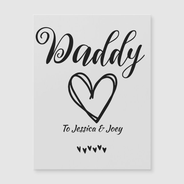 elegant, best dad ever, daddy love personalise  (Front)