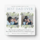 Elegant Best Dad Ever Father's Day Photo Collage