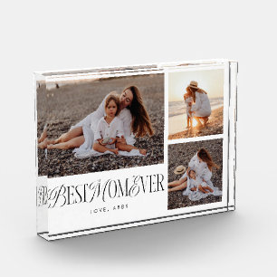 Elegant Best Mum Ever Collage Photo Block