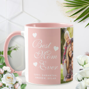 Elegant Best Mum Ever Photo Mug