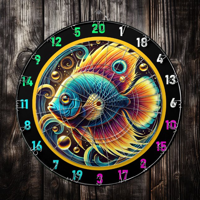 Elegant Betta Dartboard Wall Display (Creator Uploaded)