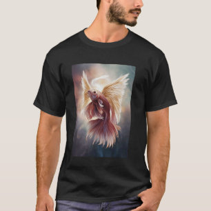 Elegant Betta Fish With Angelic Wings Art Spirit G T-Shirt