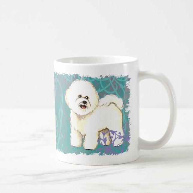 Elegant Bichon Frise Coffee Mug (Right)