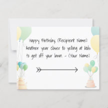 Elegant Birthday Card Border Design