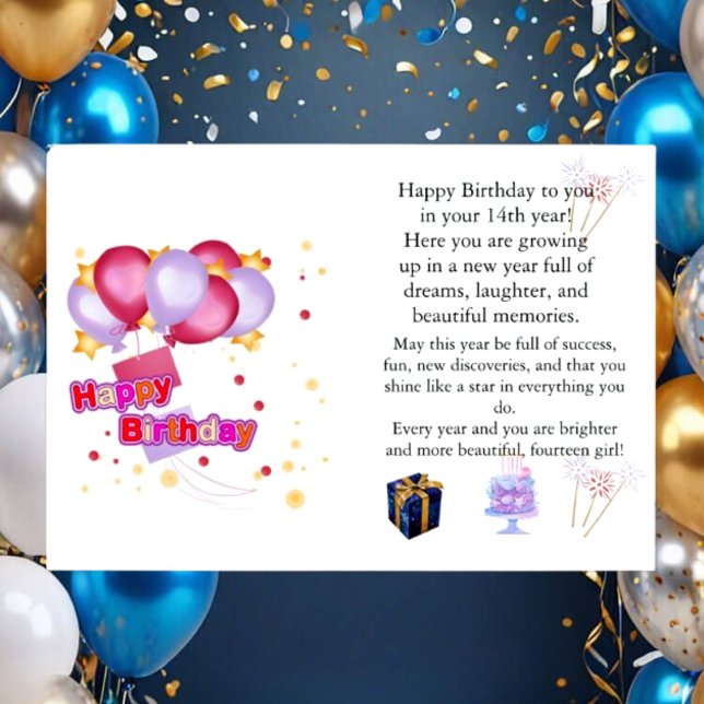 Elegant Birthday Card for Her – Personalized Greet (Creator Uploaded)