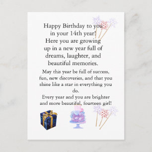 Elegant Birthday Card for Her – Personalized Greet