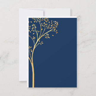 ELEGANT BIRTHDAY CART WITH TREE RSVP CARD