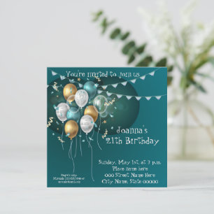 Elegant Birthday Invitation
